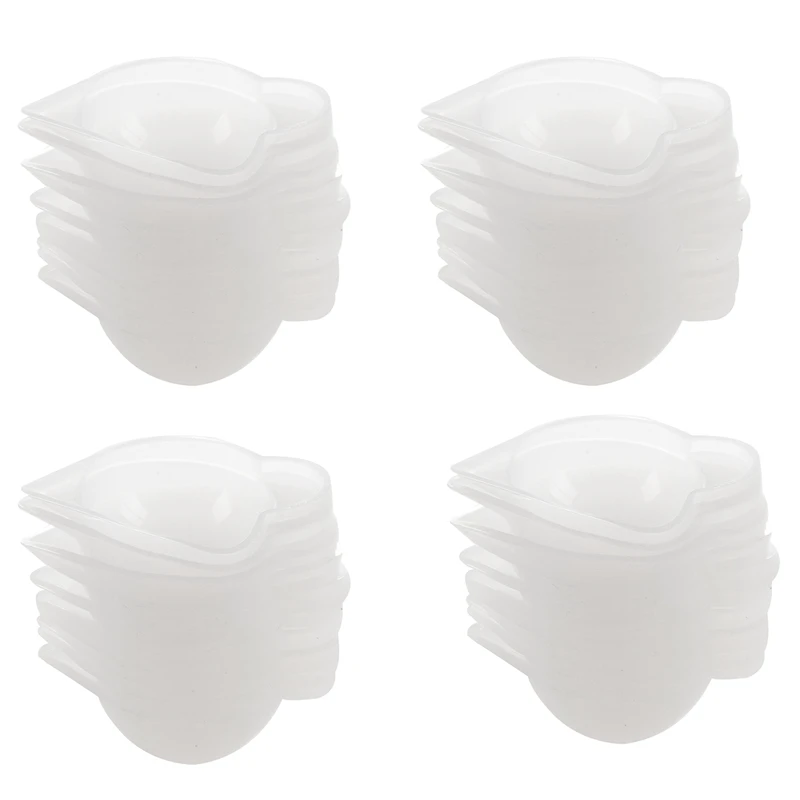 40Pcs Silicone Mold Cup Dispenser DIY Epoxy Resin For Jewelry Making Tool Color Modulation DIY Mold Accessory
40Pcs Silicone Mold Cup Dispenser DIY Epoxy Resin For Jewelry Making Tool Color Modulation DIY Mold Accessory