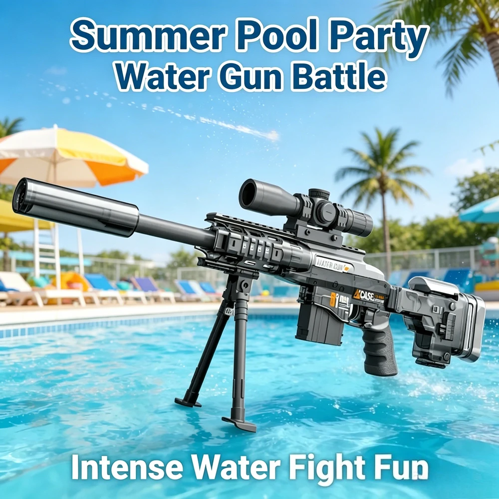 Light-Up Automatic Water Squirt Gun Long Range Continuous Shooting Electric Water Toy For Summer Outdoor Play
Light-Up Automatic Water Squirt Gun Long Range Continuous Shooting Electric Water Toy For Summer Outdoor Play