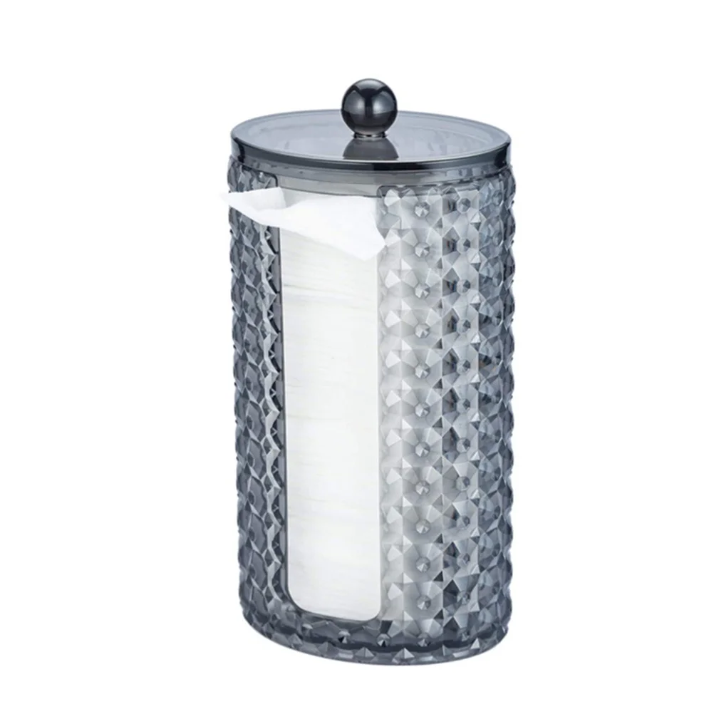 Acrylic Makeup Cotton Storage Box Transparent Diamond Pattern Swab Organizer for Cotton Pads Toothpicks Jewelry Household
Acrylic Makeup Cotton Storage Box Transparent Diamond Pattern Swab Organizer for Cotton Pads Toothpicks Jewelry Household