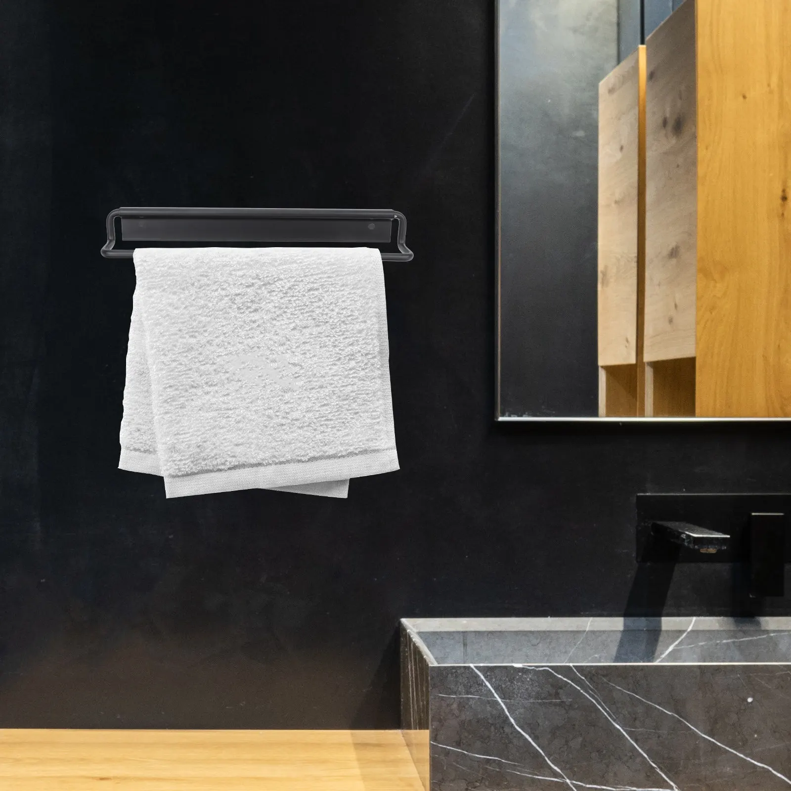 1Set Nail-Free Towel Rack Modern Wall-Mounted Towel Holder Bathroom Kitchen Storage Sturdy Stainless Steel Multi-Function
1Set Nail-Free Towel Rack Modern Wall-Mounted Towel Holder Bathroom Kitchen Storage Sturdy Stainless Steel Multi-Function