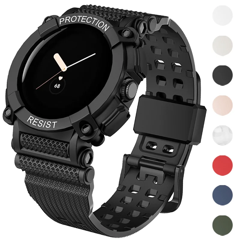 Soft Silicone Strap for Google Pixel 1/2 Watch Band Sport Rubber Wristband Breathable Lightweight Replacement Band Bracelet
Soft Silicone Strap for Google Pixel 1/2 Watch Band Sport Rubber Wristband Breathable Lightweight Replacement Band Bracelet