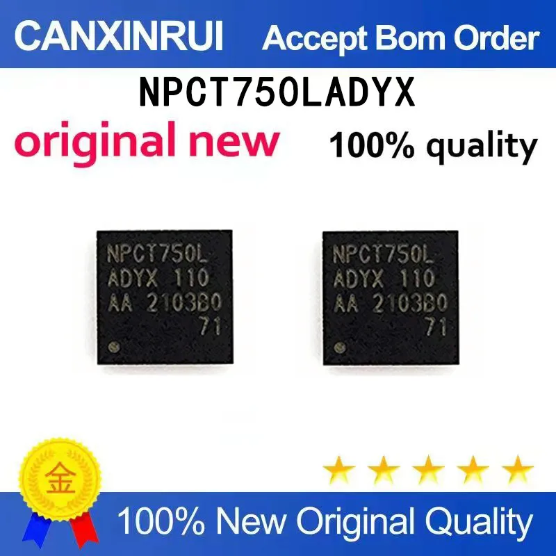 (5-100 pieces)Brand new original NPCT750LADYX QFN spot chip
(5-100 pieces)Brand new original NPCT750LADYX QFN spot chip