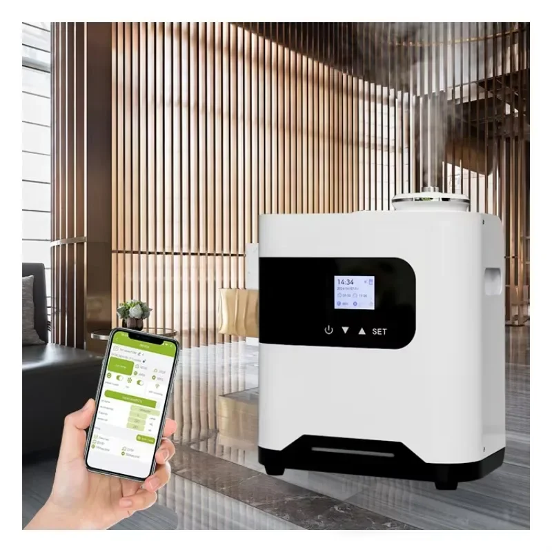 Wholesale Commercial Power Smart Aroma Diffuser Hvac System Wifi Air Scent 1000ml Fragrance Oil Diffuser Scent Air Machine
Wholesale Commercial Power Smart Aroma Diffuser Hvac System Wifi Air Scent 1000ml Fragrance Oil Diffuser Scent Air Machine