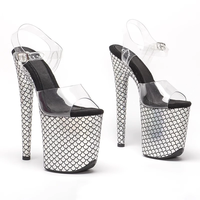 Wome Fashion 20CM/8inches PVC Upper Platform Sexy High Heels Sandals Pole Dance Shoes 040
Wome Fashion 20CM/8inches PVC Upper Platform Sexy High Heels Sandals Pole Dance Shoes 040