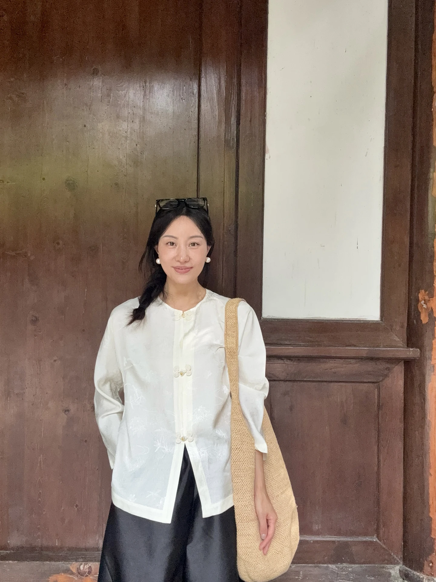 Blue Simple Chinese Sle Silk irt round Ne Handmade Button Straight Cut Long Sve Commute Pure Color Busin Women's Top
Blue Simple Chinese Sle Silk irt round Ne Handmade Button Straight Cut Long Sve Commute Pure Color Busin Women's Top