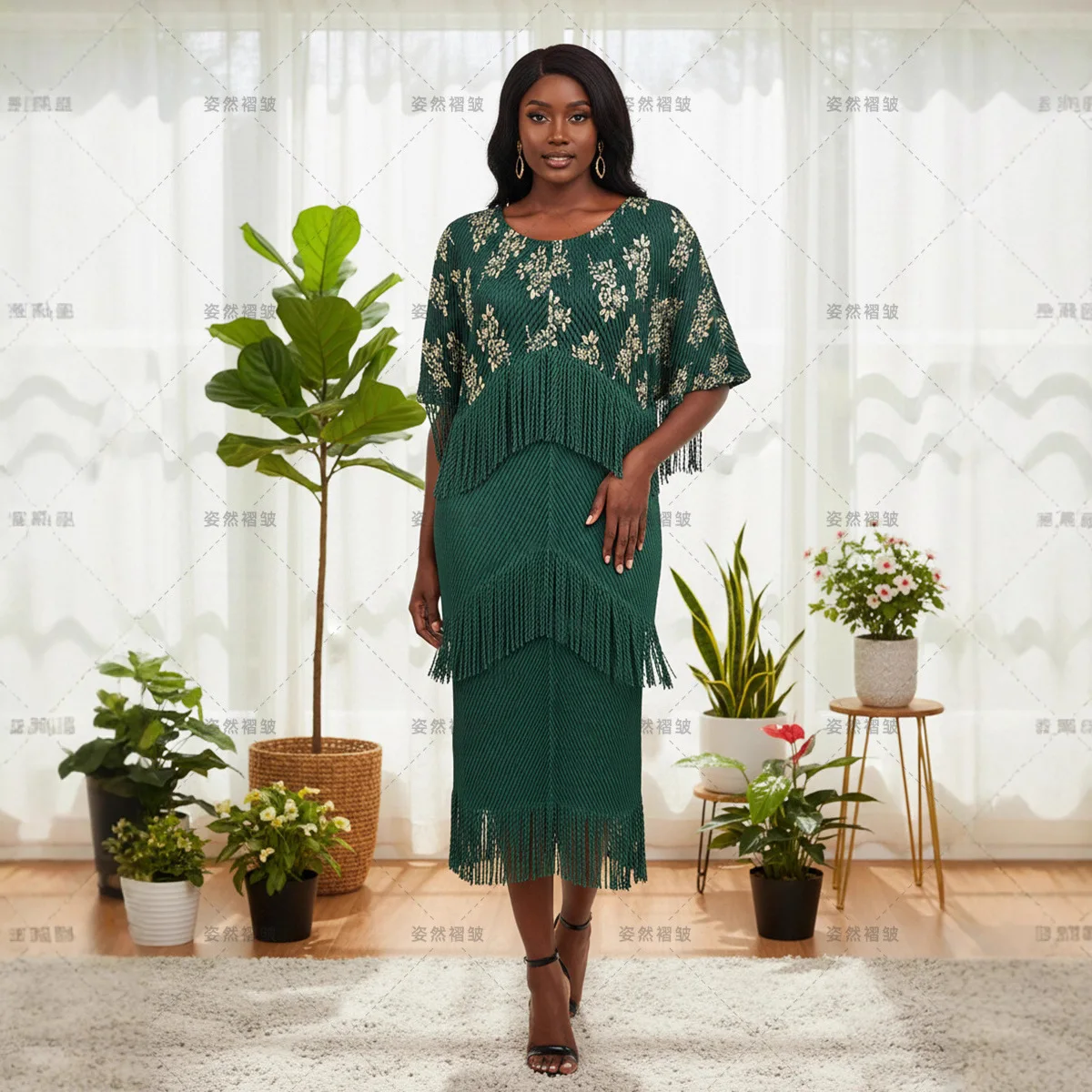 Miyake Pleated 2025 Plus Size Women's Dress Fashionable Tassel Hot Stamping Pleated Straight Tube Long Skirt Light Luxury
Miyake Pleated 2025 Plus Size Women's Dress Fashionable Tassel Hot Stamping Pleated Straight Tube Long Skirt Light Luxury