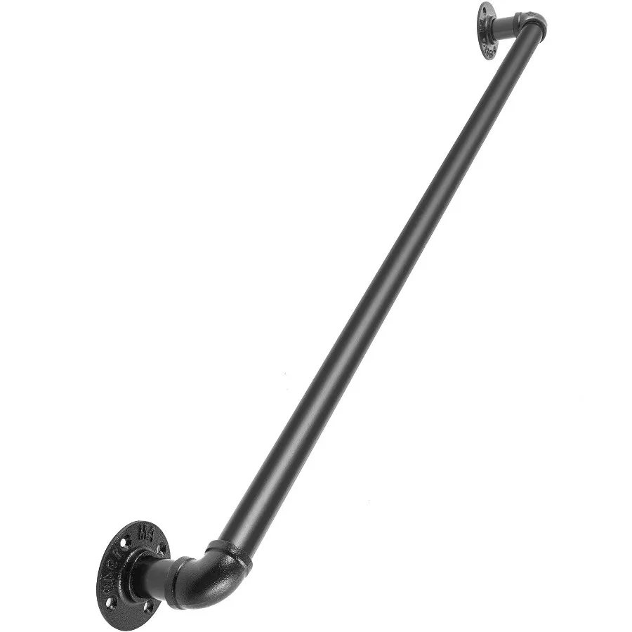 Pipe Stair Handrail 3FT Staircase Handrail 440LBS Load Capacity Carbon Steel Pipe Handrail Industrial Pipe Handrail with Wall
Pipe Stair Handrail 3FT Staircase Handrail 440LBS Load Capacity Carbon Steel Pipe Handrail Industrial Pipe Handrail with Wall