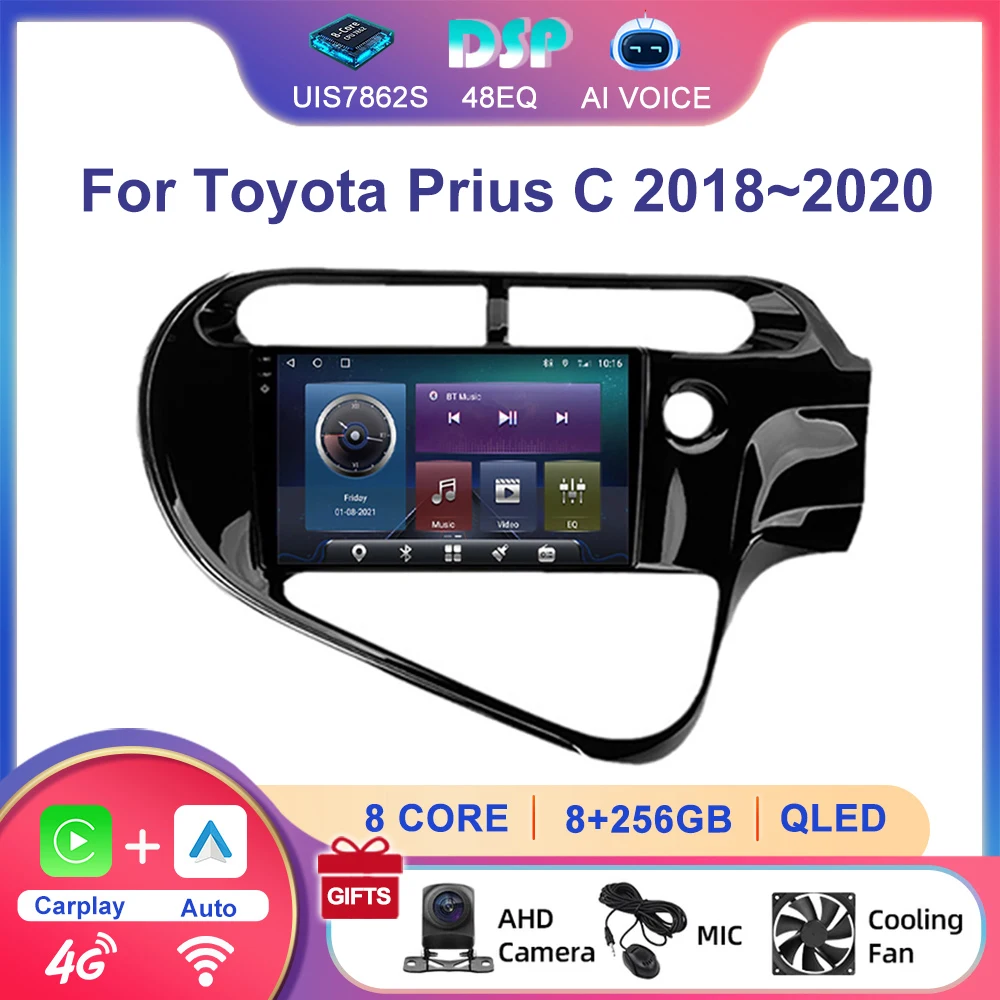 9'' GPS Navigation Stereo Android Multimedia Carplay Auto Touch Screen Car Radio Video Player For Toyota Prius C 2018 2019 2020
9'' GPS Navigation Stereo Android Multimedia Carplay Auto Touch Screen Car Radio Video Player For Toyota Prius C 2018 2019 2020
