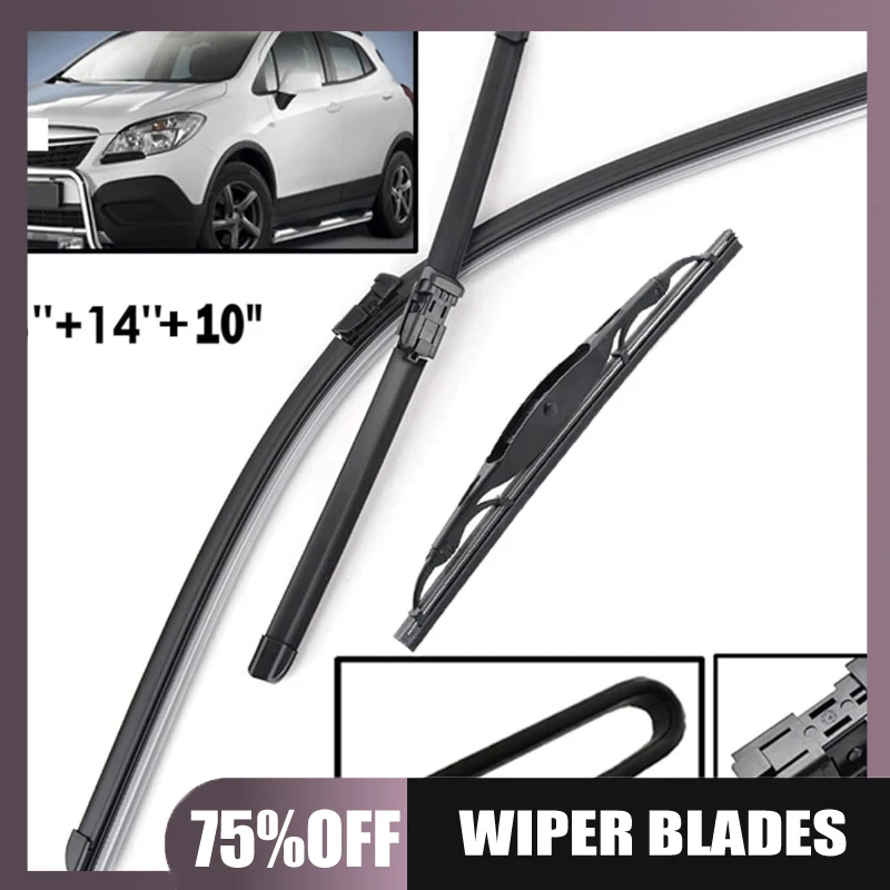 Suitable for Chevrolet Trax Tracker 2012-2022 26' 14' 10' Wiper Wipers
Suitable for Chevrolet Trax Tracker 2012-2022 26' 14' 10' Wiper Wipers