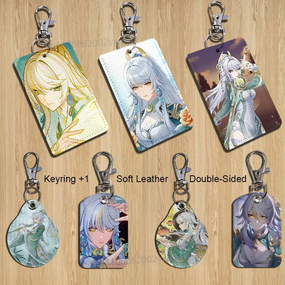 game Zibai G-Genshin Keychain Holder Suitable For Subway Bank Card Bus Card Case Badge Holder Wallet Card Textured pattern
game Zibai G-Genshin Keychain Holder Suitable For Subway Bank Card Bus Card Case Badge Holder Wallet Card Textured pattern