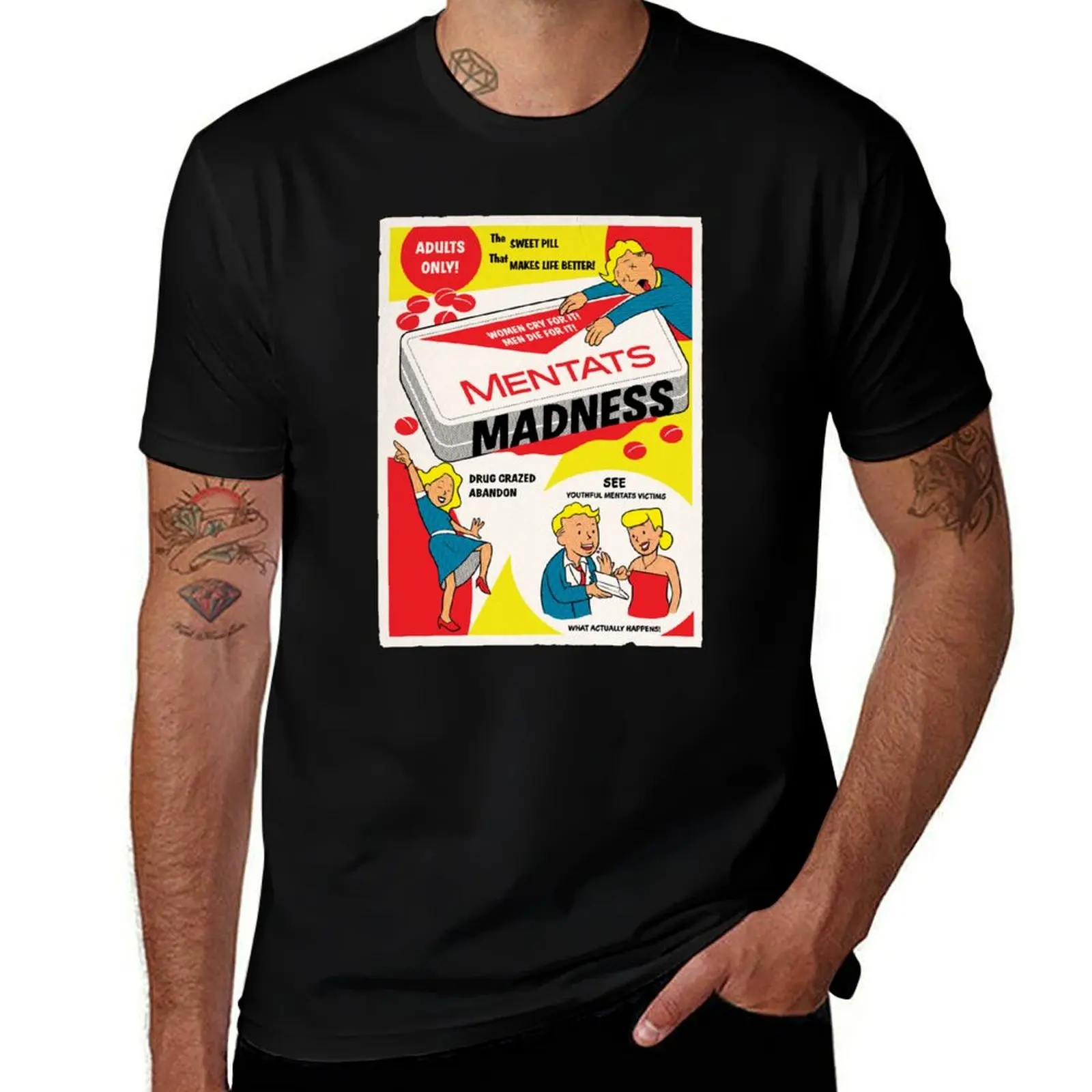 Mentats Madness T-Shirt cotton man t-shirts shirts graphic for a boy anime stuff mens vintage t shirts
Mentats Madness T-Shirt cotton man t-shirts shirts graphic for a boy anime stuff mens vintage t shirts