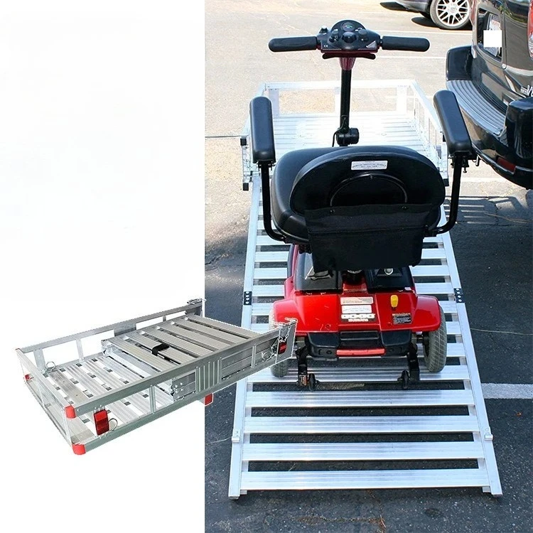 # l forHOMFUL Heavy Duty Aluminum Cargo Transportation Cargo Carrier Hitch Mount Folding Ramp Car Rack
# l forHOMFUL Heavy Duty Aluminum Cargo Transportation Cargo Carrier Hitch Mount Folding Ramp Car Rack