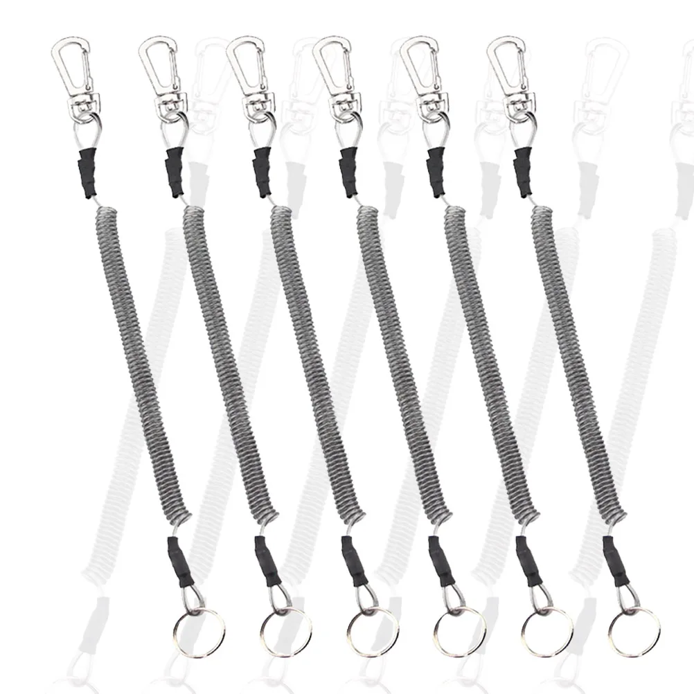 6 Pcs Fishing Rod Protection Rope Tools Outdoor Accessory Tether for Security Gear Spiral
6 Pcs Fishing Rod Protection Rope Tools Outdoor Accessory Tether for Security Gear Spiral