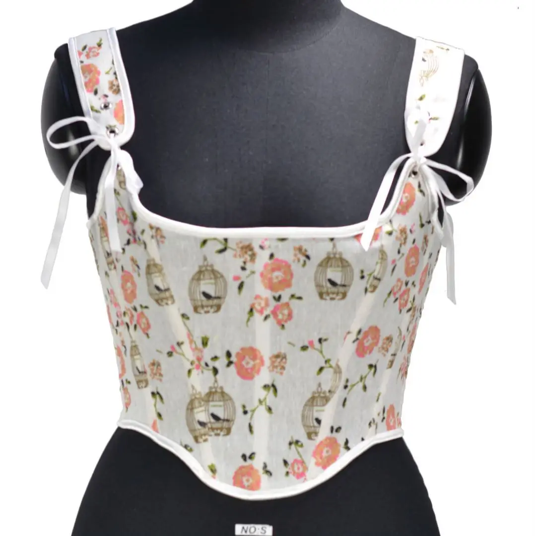 3 Slim-fit sweet and cute versatile auspicious bird cotton and linen rear strap corset 2025 new
3 Slim-fit sweet and cute versatile auspicious bird cotton and linen rear strap corset 2025 new