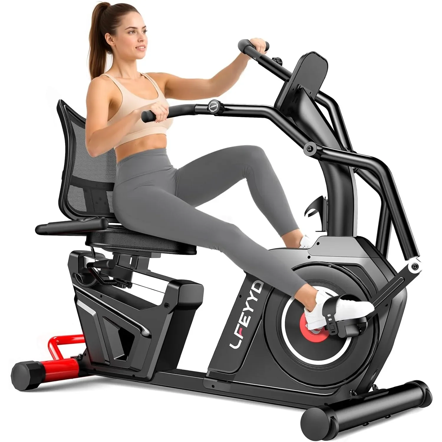 Recumbent Exercise Bike, Stationary Recumbent Exercise Bike for Home with Arm Exerciser, 16Level Magnetic Resistance, Customized
Recumbent Exercise Bike, Stationary Recumbent Exercise Bike for Home with Arm Exerciser, 16Level Magnetic Resistance, Customized