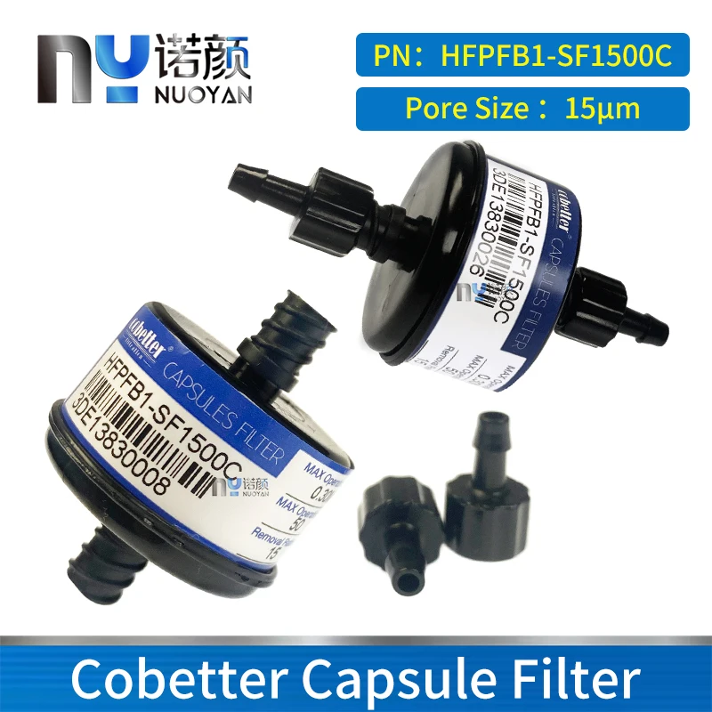 1/5/10PC Cobetter Original Filter Capsules Filter HFPFB1-SF1000C/1500C 10/15U for Ink Textile UV Printing Machine Capsule Filter
1/5/10PC Cobetter Original Filter Capsules Filter HFPFB1-SF1000C/1500C 10/15U for Ink Textile UV Printing Machine Capsule Filter