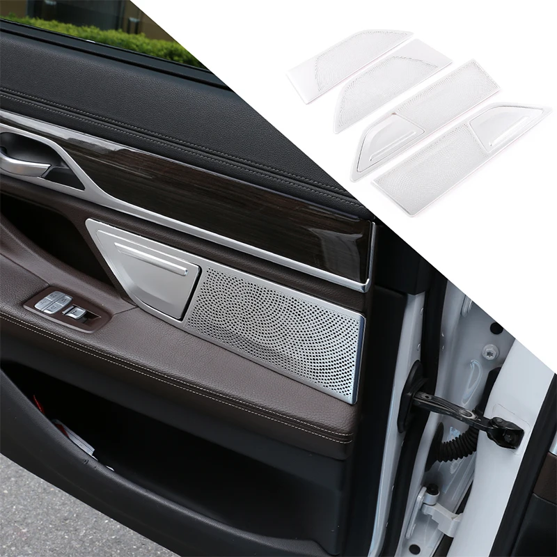 For BMW 7 Series G11 G12 2016-2020 Car Inner Door Speaker Horn Net Trumpet Cover Trim Sticker Car Accessories
For BMW 7 Series G11 G12 2016-2020 Car Inner Door Speaker Horn Net Trumpet Cover Trim Sticker Car Accessories