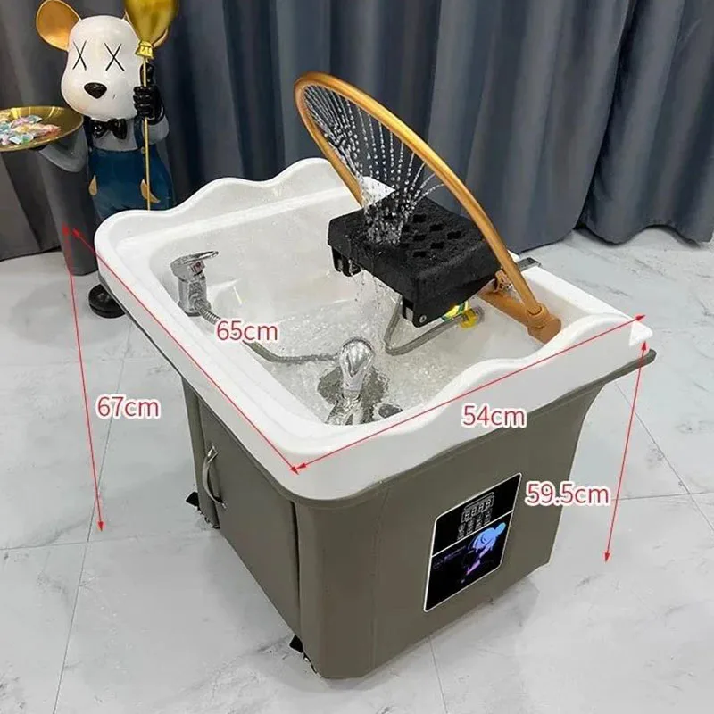 Commercial Portable Shampoo Sink Elegant Shampo Chair Shampoo Bed Station Water Circulation Korean Cama Champú Unique Furniture
Commercial Portable Shampoo Sink Elegant Shampo Chair Shampoo Bed Station Water Circulation Korean Cama Champú Unique Furniture