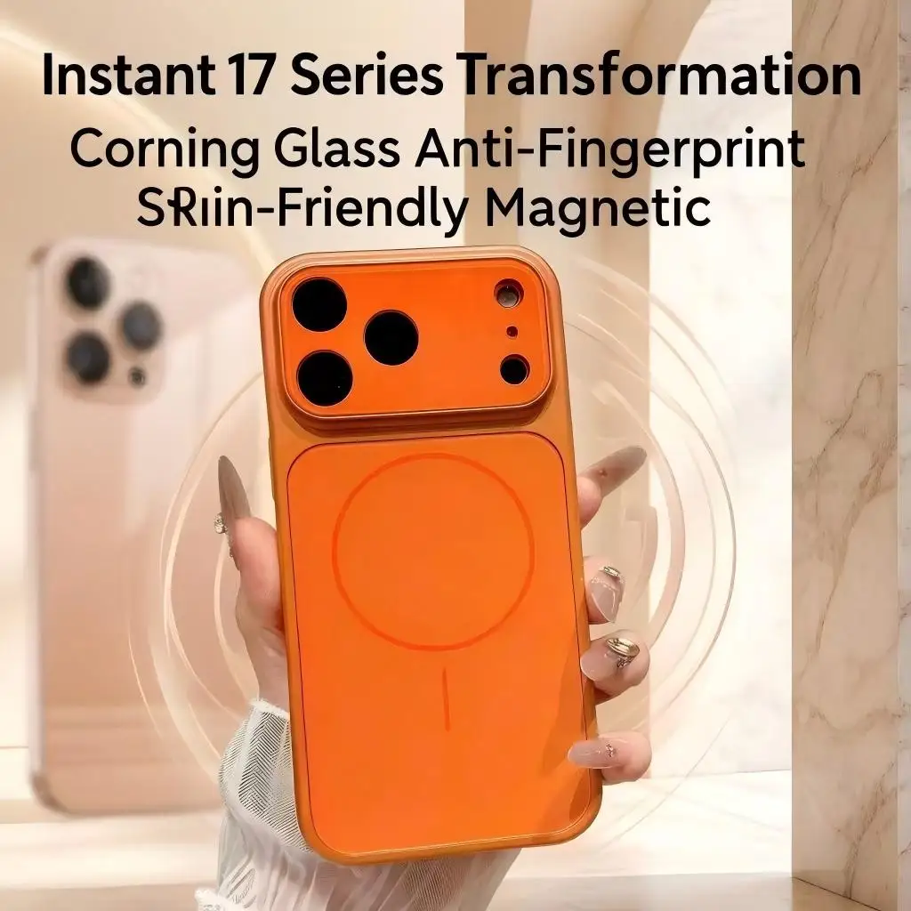 Instant 17 Series Transformation Minimalist Luxuy Magnetic Phone Case for iPhone 17 16 15 14 13 Pro Max Wireless Charging
Instant 17 Series Transformation Minimalist Luxuy Magnetic Phone Case for iPhone 17 16 15 14 13 Pro Max Wireless Charging