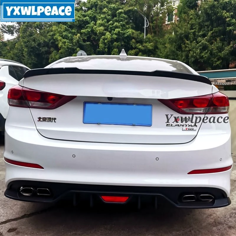 For Hyundai Elantra 2016 2017 2018 High Quality ABS Plastic Unpainted Color Rear Trunk Lip Spoiler Body Kit Accessories
For Hyundai Elantra 2016 2017 2018 High Quality ABS Plastic Unpainted Color Rear Trunk Lip Spoiler Body Kit Accessories