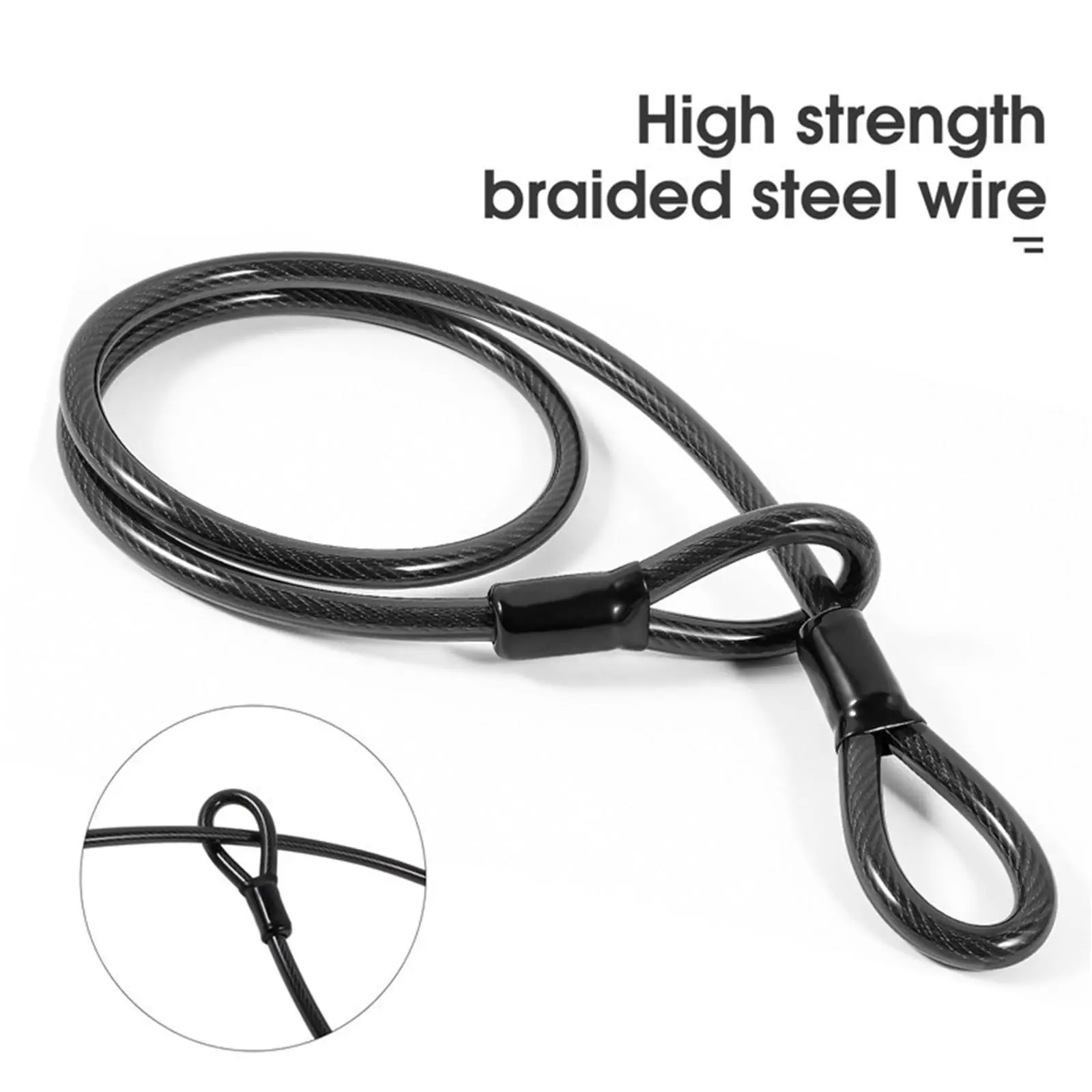 Cycling Strong Steel Cable Lock Bike Lock Outdoor Motorcycle Helmet Folding Bicycle Accessories Anti-theft Security Steel Chain
Cycling Strong Steel Cable Lock Bike Lock Outdoor Motorcycle Helmet Folding Bicycle Accessories Anti-theft Security Steel Chain