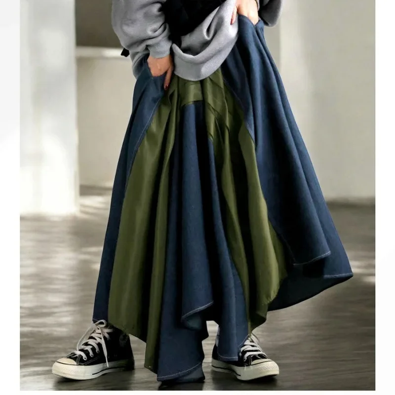 Тяжелая джинсовая юбка, женская асимметричная юбка-миди, современная городская юбка свободного покроя, осенняя коллекция, китайское производство
Тяжелая джинсовая юбка, женская асимметричная юбка-миди, современная городская юбка свободного покроя, осенняя коллекция, китайское производство