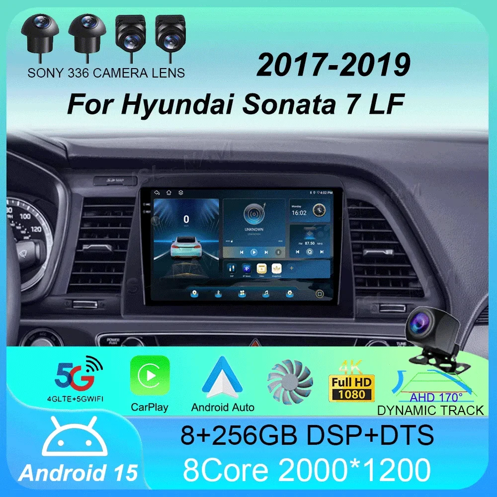 Автомобильный радиоприемник Android 14 Carplay Auto для Hyundai Sonata 7 LF 2017 2018 2019 GPS Мультимедийный плеер Стерео 360 Камера 4G + Wi-Fi BT DSP
Автомобильный радиоприемник Android 14 Carplay Auto для Hyundai Sonata 7 LF 2017 2018 2019 GPS Мультимедийный плеер Стерео 360 Камера 4G + Wi-Fi BT DSP