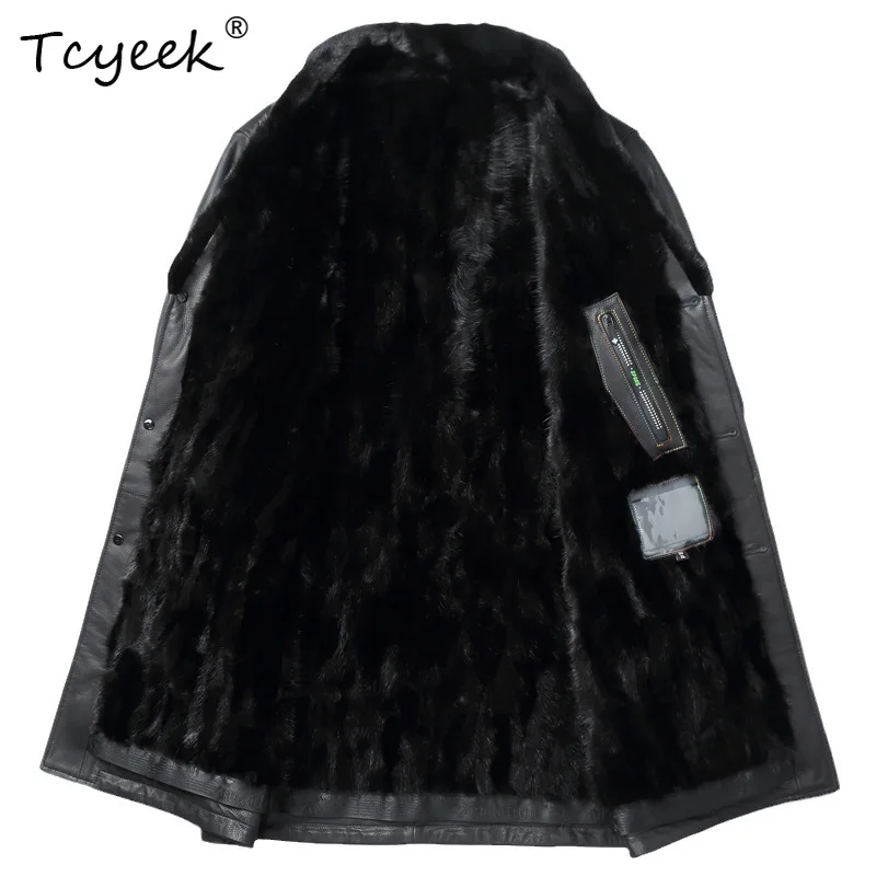 Tcyeek пальто из натурального норкового меха, куртка из натуральной козьей кожи, мужская одежда, деловые повседневные мужские пальто, Тренч средней длины
Tcyeek пальто из натурального норкового меха, куртка из натуральной козьей кожи, мужская одежда, деловые повседневные мужские пальто, Тренч средней длины