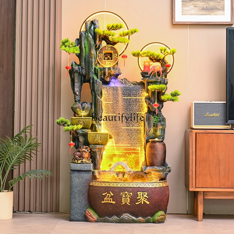 Fake Mountain Water Fountain Fish Tank Ornament for Wealth Attraction Entrance Hallway Living Room Office Decoration
Fake Mountain Water Fountain Fish Tank Ornament for Wealth Attraction Entrance Hallway Living Room Office Decoration
