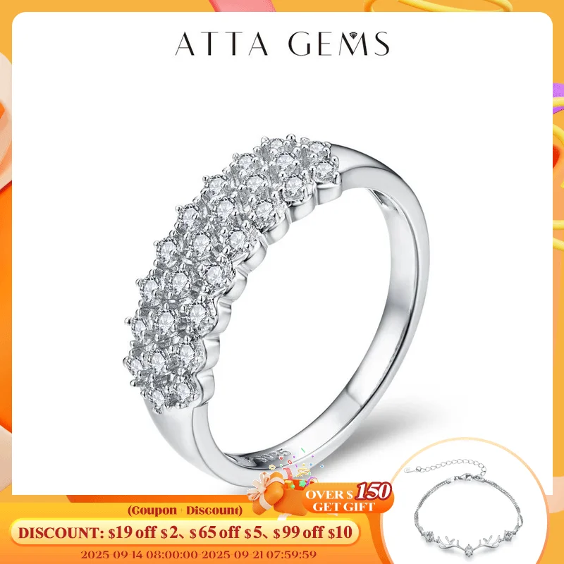 ATTAGEMS Solid 925 Sterling SIlver D Color Round Cut 1.5mm Moissanite Ring for Women Top Quality Engagement Wedding Jewelry Gift
ATTAGEMS Solid 925 Sterling SIlver D Color Round Cut 1.5mm Moissanite Ring for Women Top Quality Engagement Wedding Jewelry Gift