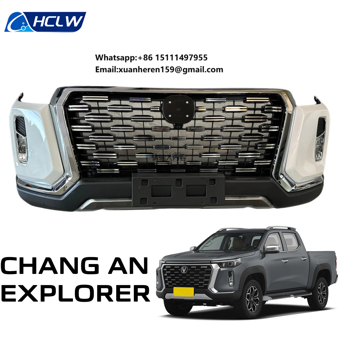 New Genuine Front Rear Bumper Set for Changan Hunter Pickup OEM Complete Assembly Winch Mount Skid Plate Bolt-On 2803100-BU401
New Genuine Front Rear Bumper Set for Changan Hunter Pickup OEM Complete Assembly Winch Mount Skid Plate Bolt-On 2803100-BU401