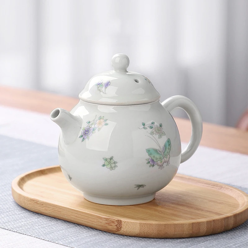 Household High Temperature Resistant Teapot Hand-painted Ceramic Small Teapot Kung Fu Tea Set Teapot Exquisite Ceramic Teapot
Household High Temperature Resistant Teapot Hand-painted Ceramic Small Teapot Kung Fu Tea Set Teapot Exquisite Ceramic Teapot