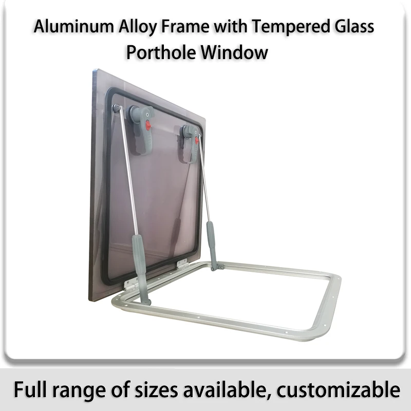 Square Aluminum Alloy Porthole Tempered Glass Marine Yacht RV Boat Watertight View Window Hardware Fitting for Vessel Camper
Square Aluminum Alloy Porthole Tempered Glass Marine Yacht RV Boat Watertight View Window Hardware Fitting for Vessel Camper