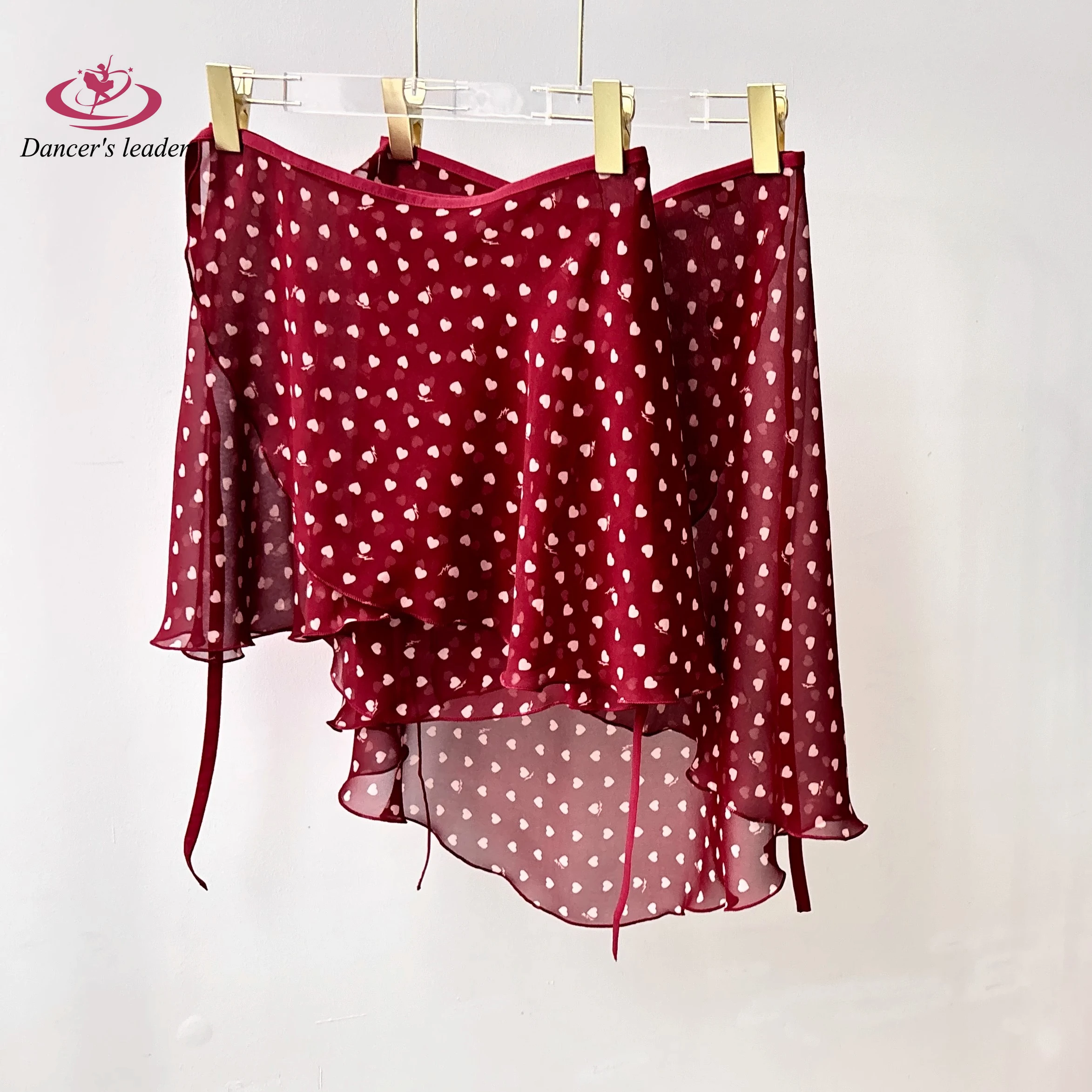 Балетная газовая юбка, юбка для танцев в форме сердца винно-красного цвета с принтом, цельная газовая юбка на шнуровке
Балетная газовая юбка, юбка для танцев в форме сердца винно-красного цвета с принтом, цельная газовая юбка на шнуровке