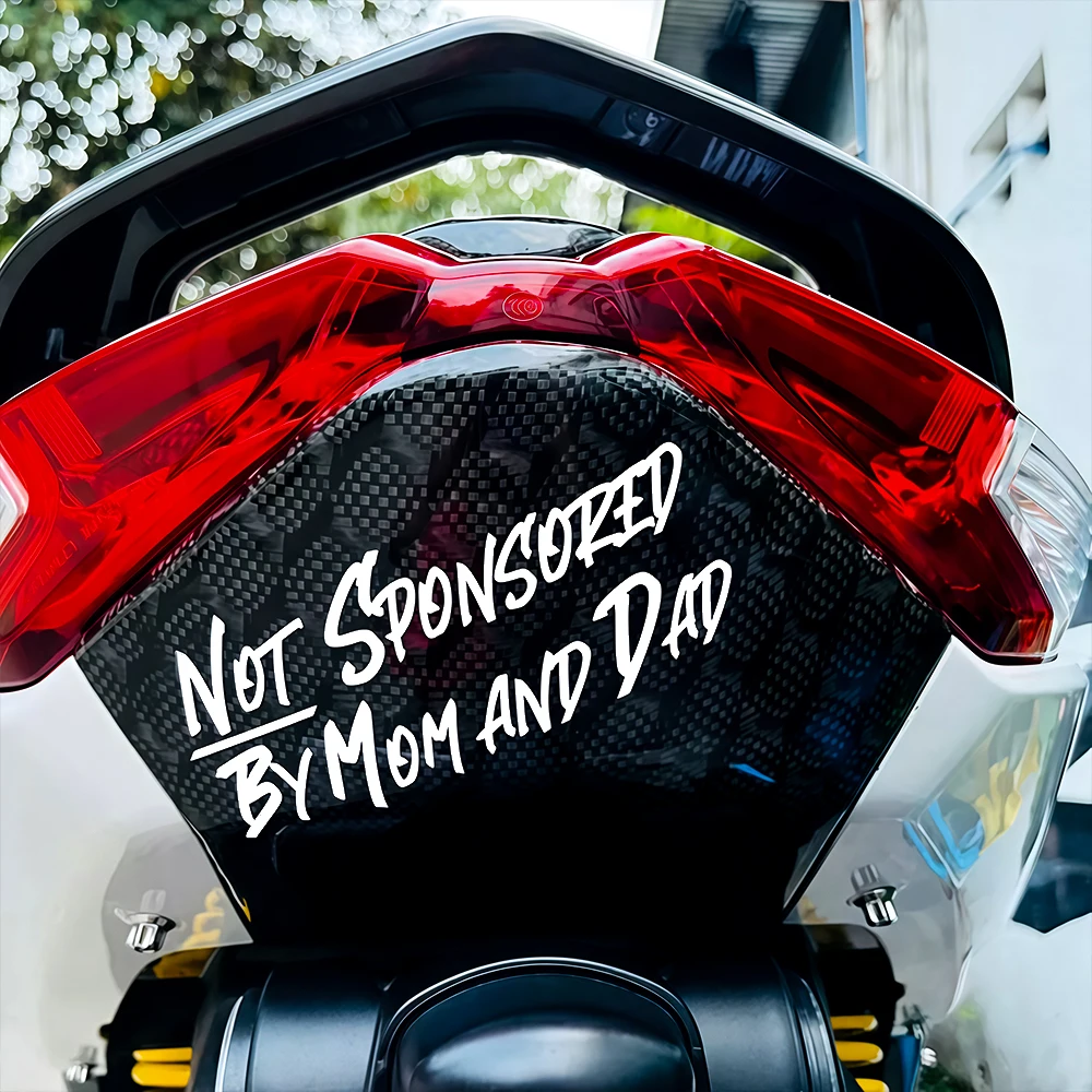 1PC Funny Not Sponsored By Mom and Dad Meme Sticker Waterproof Vinyl Decal for Car Window Trunk Motorcycle Fairing Laptop Decor
1PC Funny Not Sponsored By Mom and Dad Meme Sticker Waterproof Vinyl Decal for Car Window Trunk Motorcycle Fairing Laptop Decor