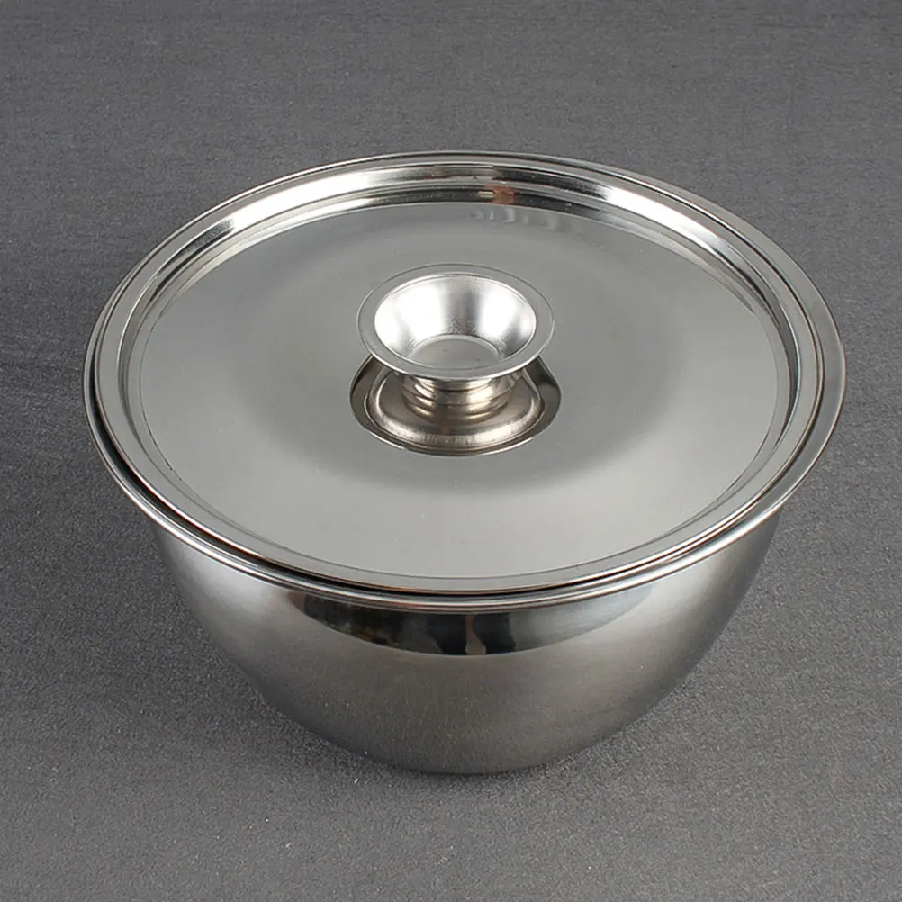 Stainless Steel Oil Container Large Capacity Smooth Rim Kitchen Tool Cooking Oil Holder Grease Basin Salad Pot Fruit Washer
Stainless Steel Oil Container Large Capacity Smooth Rim Kitchen Tool Cooking Oil Holder Grease Basin Salad Pot Fruit Washer