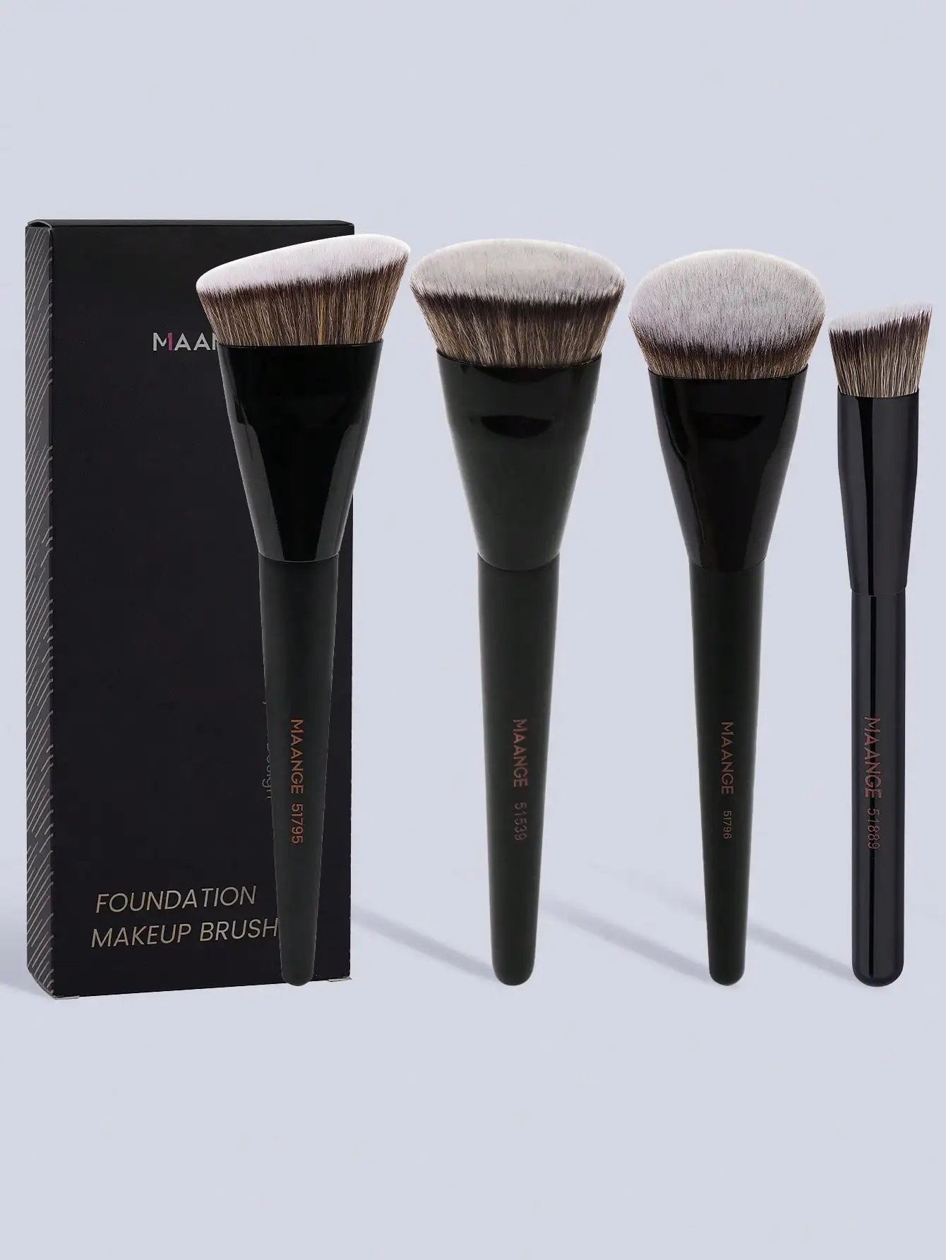 MAANGE 1/2/4/6/12/20pcs Professional Makeup Brush Set, Portable Travel Makeup Brush Kit Includes Foundation Brush, Blush Brush, Powder Brush, Contour Brush, Highlighter Brush, Eyeshadow Brush, Concealer Brush, Suitable For Liquid, Cream Or Powder Cosmetic
MAANGE 1/2/4/6/12/20pcs Professional Makeup Brush Set, Portable Travel Makeup Brush Kit Includes Foundation Brush, Blush Brush, Powder Brush, Contour Brush, Highlighter Brush, Eyeshadow Brush, Concealer Brush, Suitable For Liquid, Cream Or Powder Cosmetic