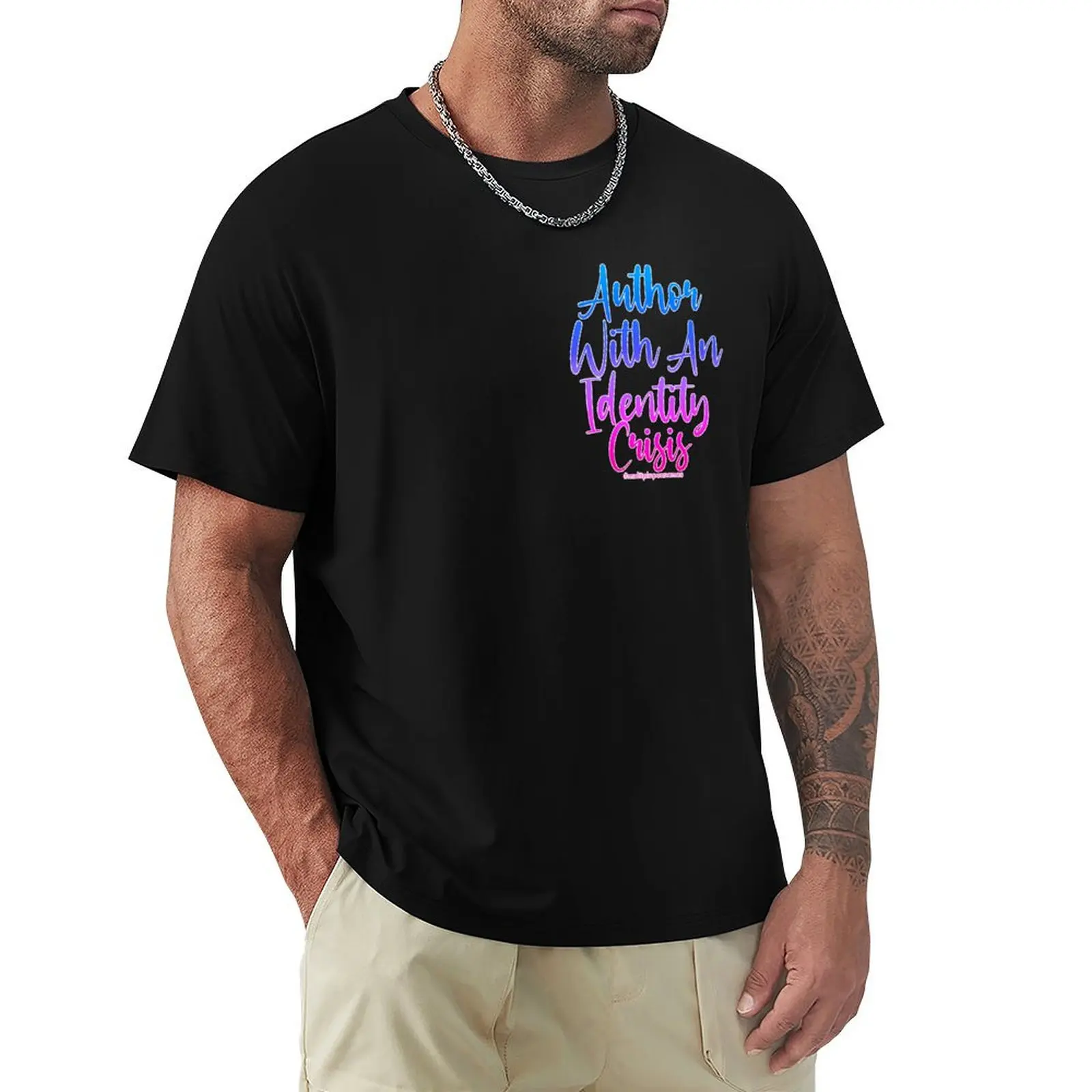Author With An Identity Crisis - Colourful T-Shirt Basic Breathable Solid Color T-Shirt
Author With An Identity Crisis - Colourful T-Shirt Basic Breathable Solid Color T-Shirt