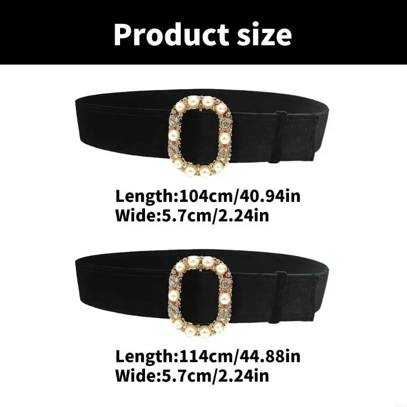 68UA Elegant Waist Chain Retro Rhinestones Buckle Faux Leather Belt Enhancing Outfits
68UA Elegant Waist Chain Retro Rhinestones Buckle Faux Leather Belt Enhancing Outfits