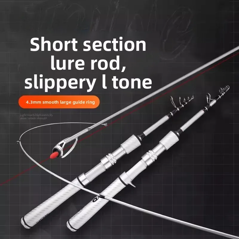 Telescopic Lure Rod Short Section Portable Large Guide Ring Sliding Rod All Fish Species Universal Travel Rod
Telescopic Lure Rod Short Section Portable Large Guide Ring Sliding Rod All Fish Species Universal Travel Rod