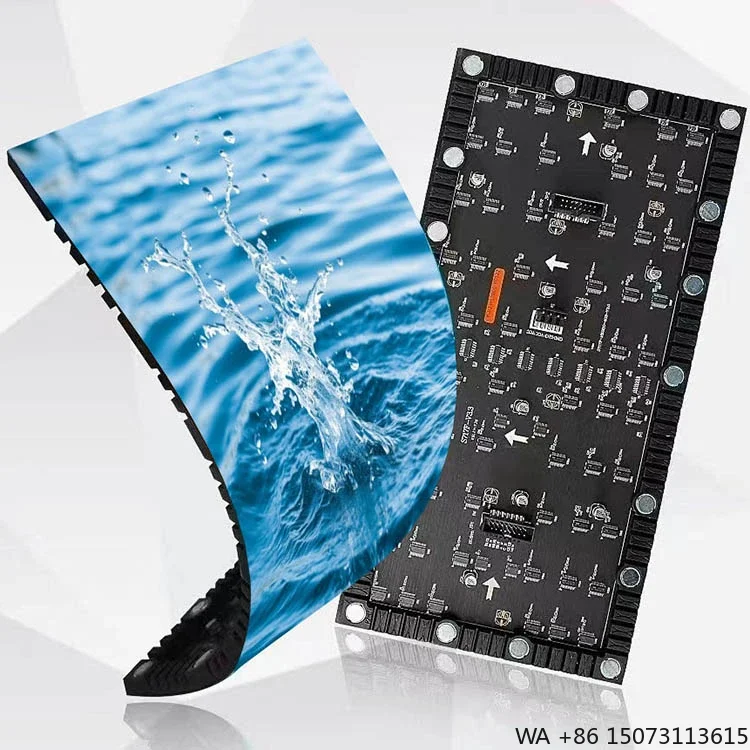 P1.25 Flexible Indoor Video LED Digital Display Background Screen Tela Led Flexível Transparente for Stage & Shopping Malls Adve
P1.25 Flexible Indoor Video LED Digital Display Background Screen Tela Led Flexível Transparente for Stage & Shopping Malls Adve