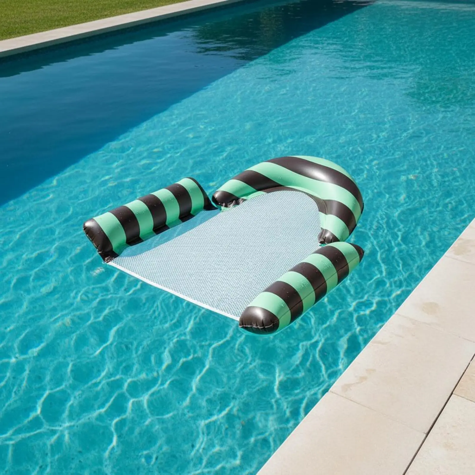 Inflatable Striped Pool Lounger Easy to Use Mesh Buoyant Bed Pool Buoyant Foldable Inflatable Buoyant Chair Heavy Duty
Inflatable Striped Pool Lounger Easy to Use Mesh Buoyant Bed Pool Buoyant Foldable Inflatable Buoyant Chair Heavy Duty