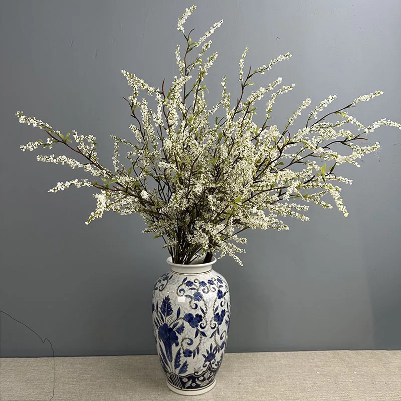 4pcs107cm Simulation 5-fork Snows Willows Branch Plastic Green Plant Floral Hotel Decoration Pink Snow Willow Artificial Flower
4pcs107cm Simulation 5-fork Snows Willows Branch Plastic Green Plant Floral Hotel Decoration Pink Snow Willow Artificial Flower