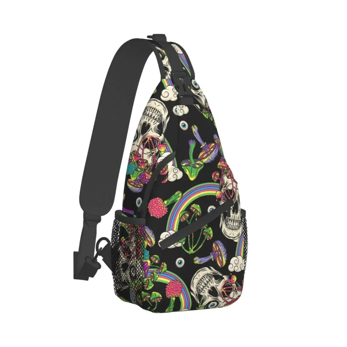 Psychedelic Pattern Crossbody Bag Sports Rainbow Human Skull Like Cup Chest Bag Unisex Women Man Shoulder Backpacks Travel
Psychedelic Pattern Crossbody Bag Sports Rainbow Human Skull Like Cup Chest Bag Unisex Women Man Shoulder Backpacks Travel