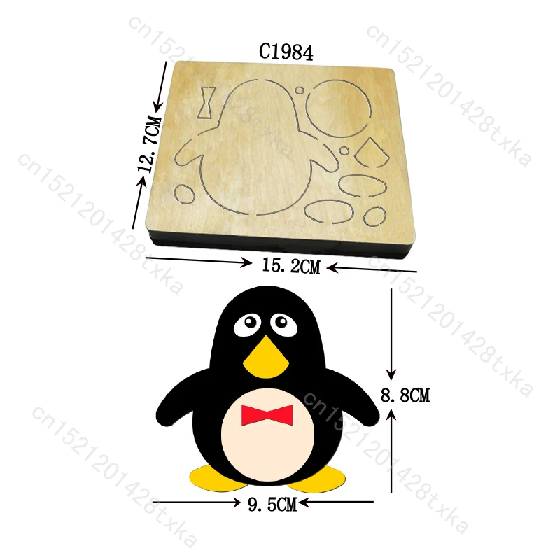 Новые деревянные штампы с изображением пингвина, штампы для резки скрапбукинга C1984 
Новые деревянные штампы с изображением пингвина, штампы для резки скрапбукинга C1984
