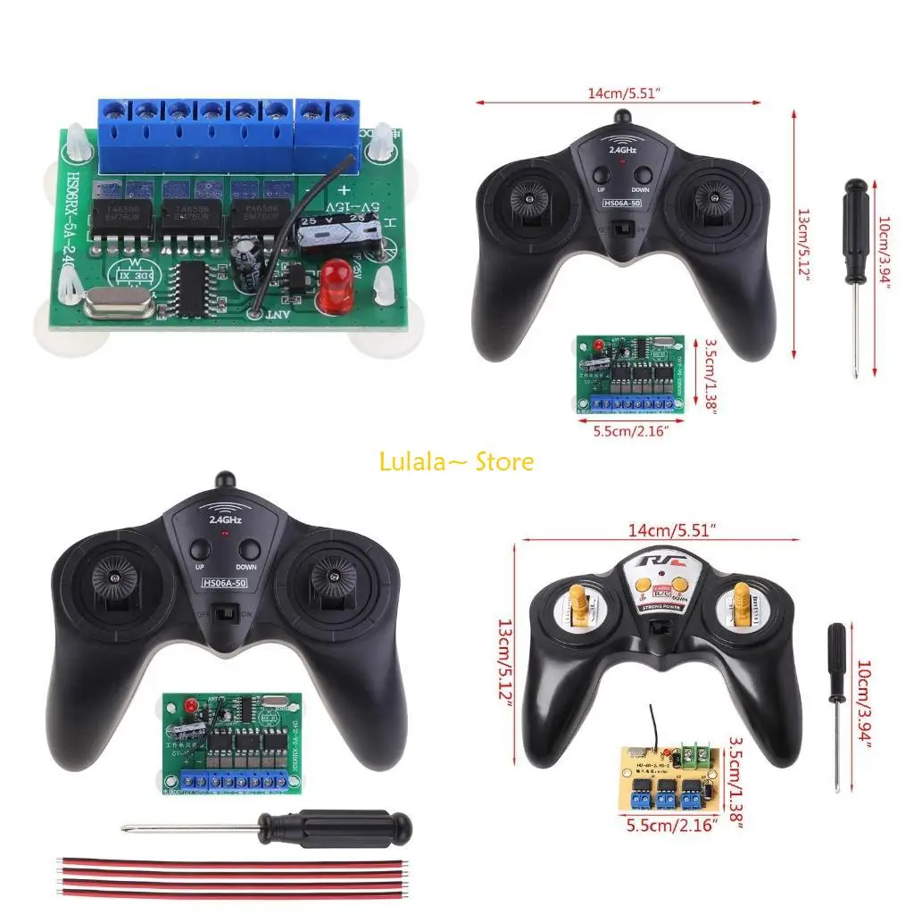 Y4QA 6CH High-power 2.4G 50 Meter Remote Control with Receiver 6-15v for Car Model Sh
Y4QA 6CH High-power 2.4G 50 Meter Remote Control with Receiver 6-15v for Car Model Sh