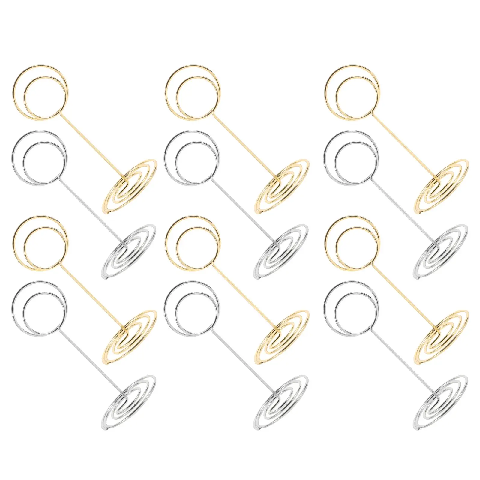 12pcs Desktop Business Card Holder Metal Photo Clip Wedding Table Number Stand Memo Note Clips Portable Display
12pcs Desktop Business Card Holder Metal Photo Clip Wedding Table Number Stand Memo Note Clips Portable Display
