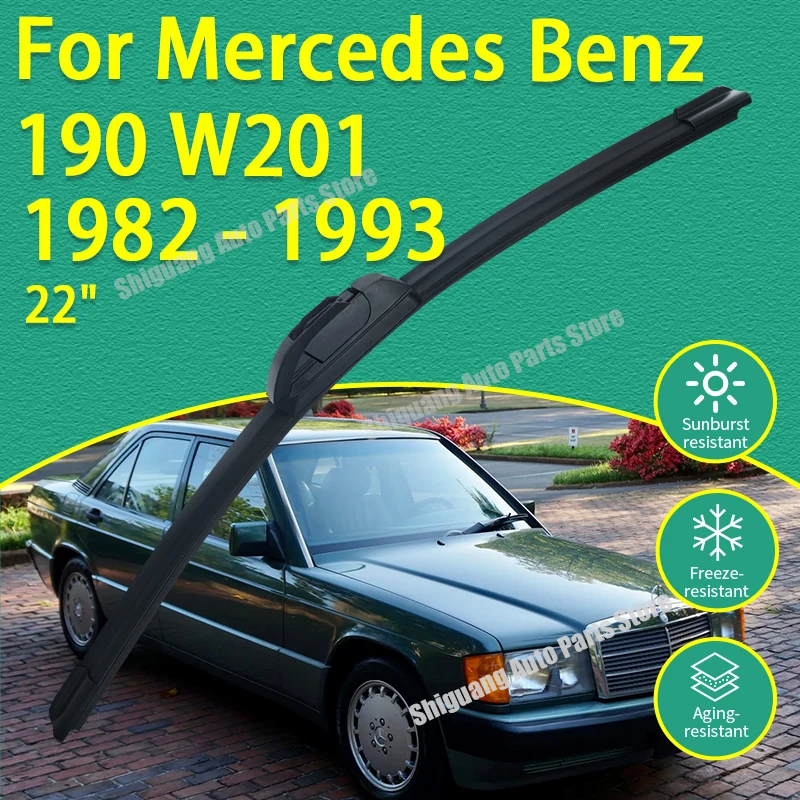 Front Silicone Coating Wipers for Mercedes Benz 190 W201 1982 - 1993 Car Wiper Windshield Windscreen Blades Accessories 1992
Front Silicone Coating Wipers for Mercedes Benz 190 W201 1982 - 1993 Car Wiper Windshield Windscreen Blades Accessories 1992