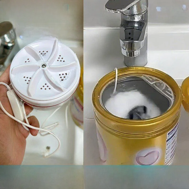 Portable Wave Drum Washing Machine Turbo Washer for Socks Underwear Small Automatic Milk Powder Can Organizer
Portable Wave Drum Washing Machine Turbo Washer for Socks Underwear Small Automatic Milk Powder Can Organizer