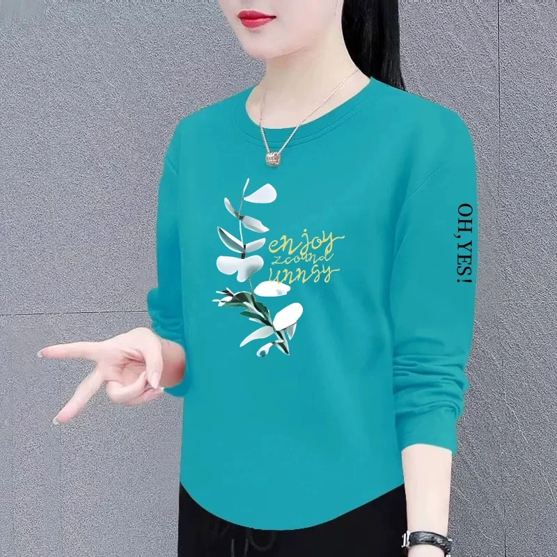 Long Sleeve T-Shirt Women's Base Shirt Inner Wear Top for Middle-Aged And Elderly Polyester Fiber round Neck Commute Style
Long Sleeve T-Shirt Women's Base Shirt Inner Wear Top for Middle-Aged And Elderly Polyester Fiber round Neck Commute Style